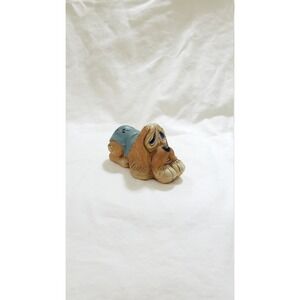 Vtg‎ Pendelfin hand painted stonecraft pooch dog figurine home decor mid century